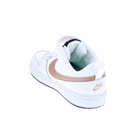Zapatillas Nike zapatos Niño modelo Court Borought Blanco 