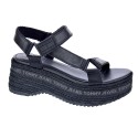 Sandalias Tommy Hilfiger zapatos Mujer modelo Wedge Sandal Negro 