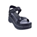 Sandalias Tommy Hilfiger zapatos Mujer modelo Wedge Sandal Negro 