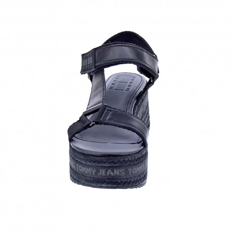 Sandalias Tommy Hilfiger zapatos Mujer modelo Wedge Sandal Negro 