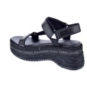 Sandalias Tommy Hilfiger zapatos Mujer modelo Wedge Sandal Negro 