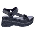 Sandalias Tommy Hilfiger zapatos Mujer modelo Wedge Sandal Negro 