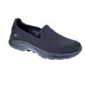 Mocasines Skechers zapatos Mujer modelo Go Walk Negro 