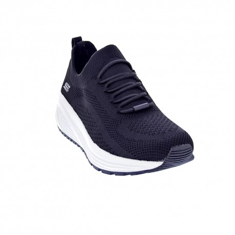 Zapatillas Skechers zapatos Mujer modelo Bobs Sparrow Negro Elástico