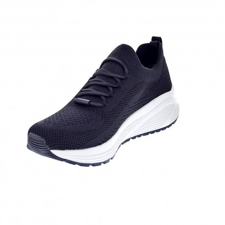 Zapatillas Skechers zapatos Mujer modelo Bobs Sparrow Negro Elástico