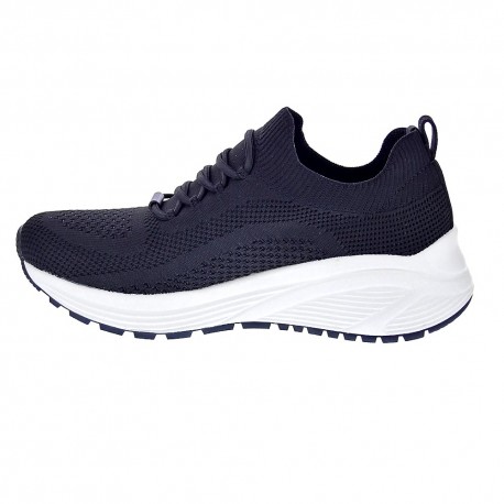 Zapatillas Skechers zapatos Mujer modelo Bobs Sparrow Negro Elástico