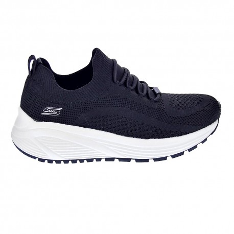 Zapatillas Skechers zapatos Mujer modelo Bobs Sparrow Negro Elástico