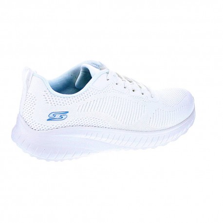 Zapatillas Skechers zapatos Mujer modelo Bobs Squad Blanco 