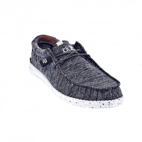Mocasines Hey Dude zapatos Hombre modelo Wally Sox Negro 