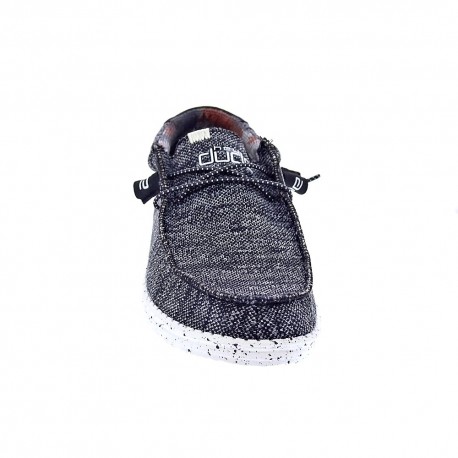 Mocasines Hey Dude zapatos Hombre modelo Wally Sox Negro 