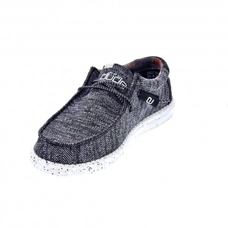 Mocasines Hey Dude zapatos Hombre modelo Wally Sox Negro 
