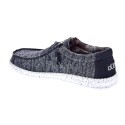 Mocasines Hey Dude zapatos Hombre modelo Wally Sox Negro 