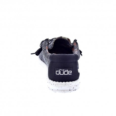 Mocasines Hey Dude zapatos Hombre modelo Wally Sox Negro 