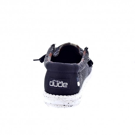 Mocasines Hey Dude zapatos Hombre modelo Wally Sox Negro 