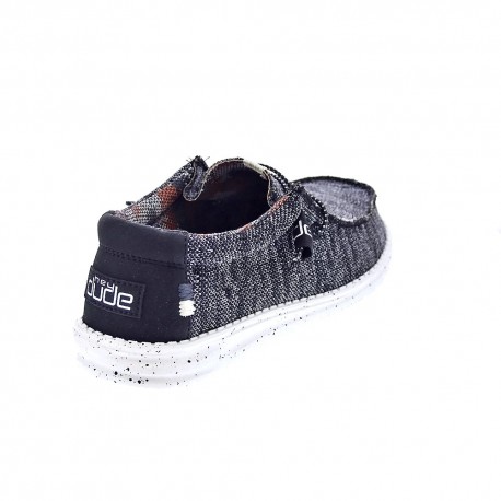 Mocasines Hey Dude zapatos Hombre modelo Wally Sox Negro 