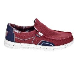 Mocasines Hey Dude zapatos Hombre modelo Mikka Hawk Rojo  2