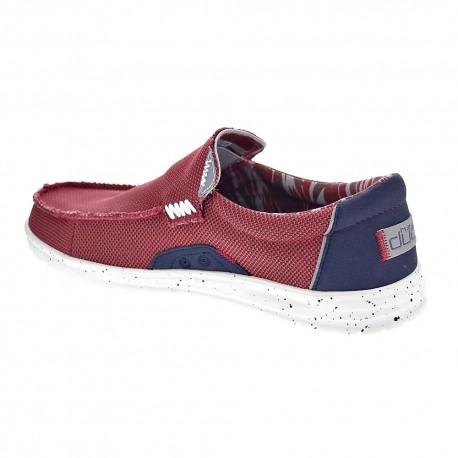 Mocasines Hey Dude zapatos Hombre modelo Mikka Hawk Rojo 