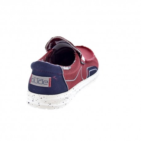 Mocasines Hey Dude zapatos Hombre modelo Mikka Hawk Rojo 