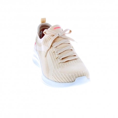 Zapatillas Skechers zapatos Mujer modelo Ultra Flex Beige 