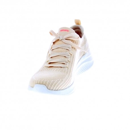 Zapatillas Skechers zapatos Mujer modelo Ultra Flex Beige 