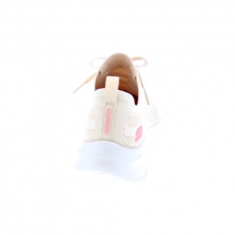 Zapatillas Skechers zapatos Mujer modelo Ultra Flex Beige 