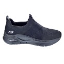 Zapatillas Skechers zapatos Mujer modelo Arch Fit Negro 