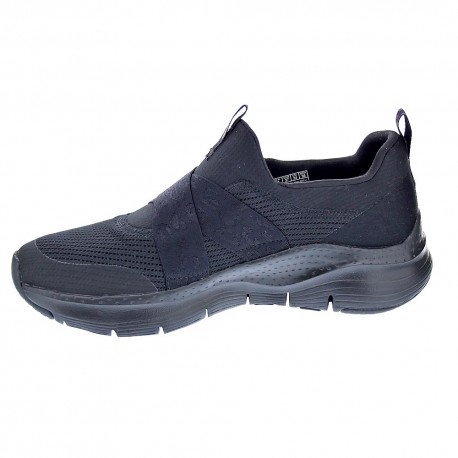 Zapatillas Skechers zapatos Mujer modelo Arch Fit Negro 