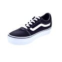 Zapatillas Vans zapatos Niña modelo Ward Platform Negro Cordón