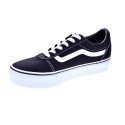 Zapatillas Vans zapatos Niña modelo Ward Platform Negro Cordón