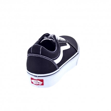 Zapatillas Vans zapatos Niña modelo Ward Platform Negro Cordón