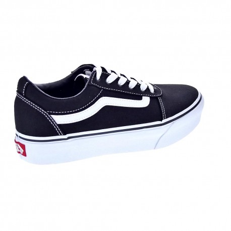 Zapatillas Vans zapatos Niña modelo Ward Platform Negro Cordón