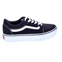 Zapatillas Vans zapatos Niña modelo Ward Platform Negro Cordón