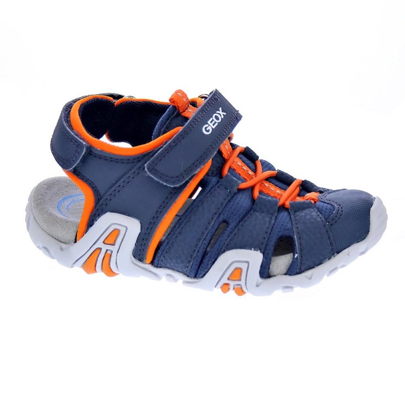 Geox Sandal Kraze Azul NAVY ORANGE Sandalias Niño - ¡Entrega 24h Gratis!