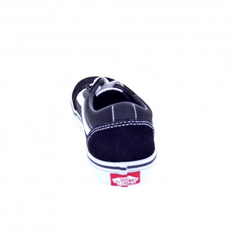 Zapatillas Vans zapatos Niño modelo Ward Negro Cordón