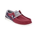 Mocasines Hey Dude zapatos Hombre modelo Wally Hawk Rojo 