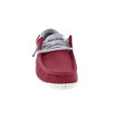 Mocasines Hey Dude zapatos Hombre modelo Wally Hawk Rojo 