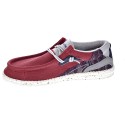 Mocasines Hey Dude zapatos Hombre modelo Wally Hawk Rojo 