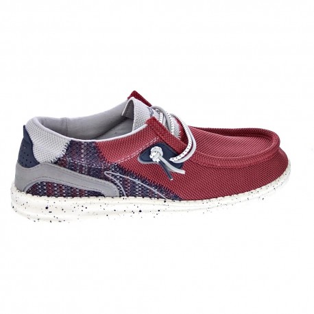 Mocasines Hey Dude zapatos Hombre modelo Wally Hawk Rojo 
