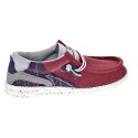 Mocasines Hey Dude zapatos Hombre modelo Wally Hawk Rojo 
