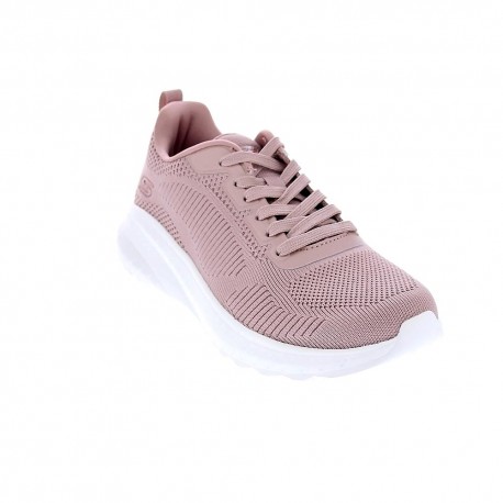 Zapatillas Skechers zapatos Mujer modelo Bobs Squad Rosa 