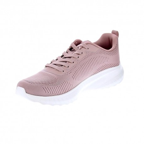 Zapatillas Skechers zapatos Mujer modelo Bobs Squad Rosa 