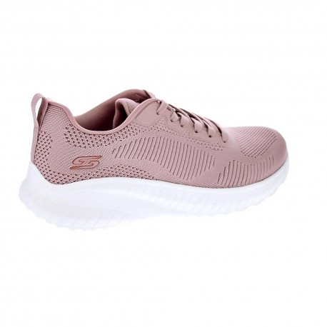 Zapatillas Skechers zapatos Mujer modelo Bobs Squad Rosa 