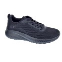 Zapatillas Skechers zapatos Mujer modelo Bobs Squad Negro Cordón