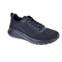 Zapatillas Skechers zapatos Mujer modelo Bobs Squad Negro Cordón