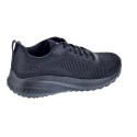 Zapatillas Skechers zapatos Mujer modelo Bobs Squad Negro Cordón
