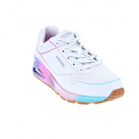 Zapatillas Skechers zapatos Mujer modelo Uno Pop Blanco 