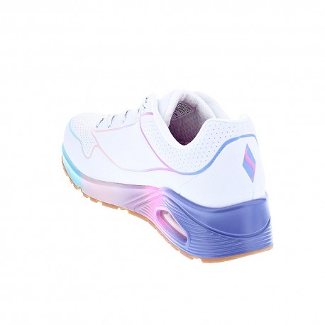 Zapatillas Skechers zapatos Mujer modelo Uno Pop Blanco 