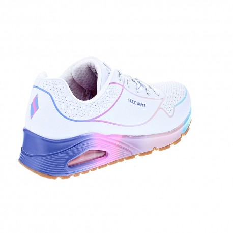 Zapatillas Skechers zapatos Mujer modelo Uno Pop Blanco 