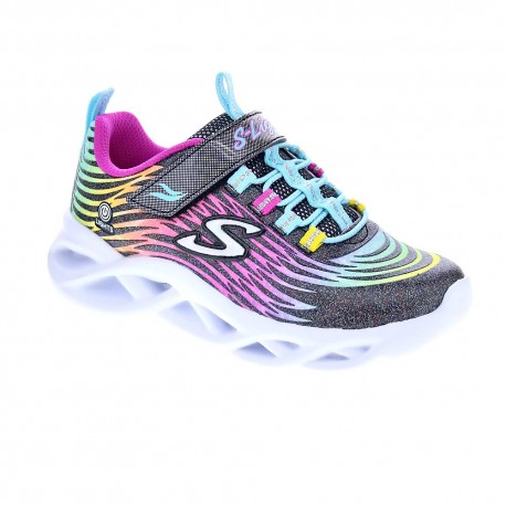 Zapatillas Skechers zapatos Niña modelo Twisty Negro 