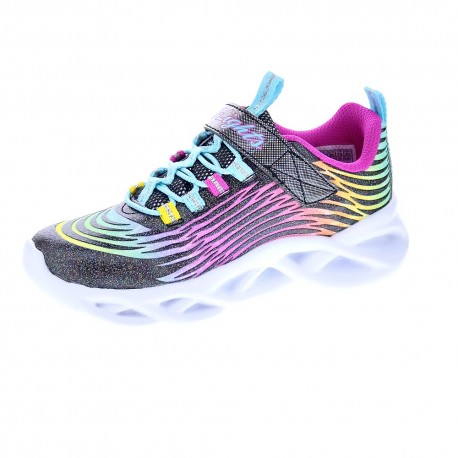 Zapatillas Skechers zapatos Niña modelo Twisty Negro 